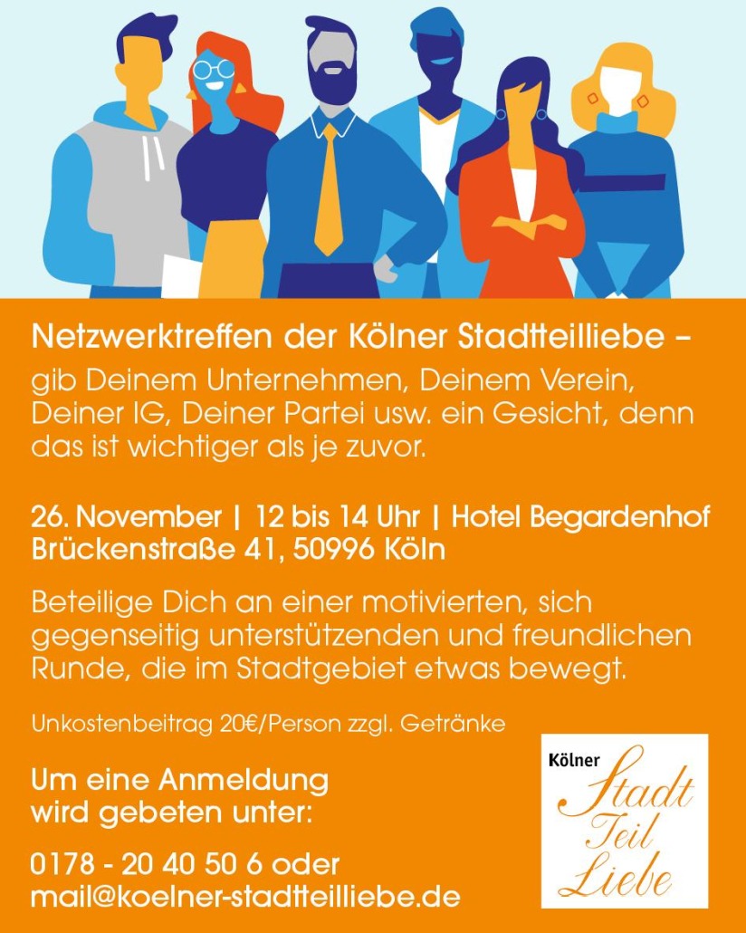 Netzwerktreffen der Kölner Stadtteilliebe