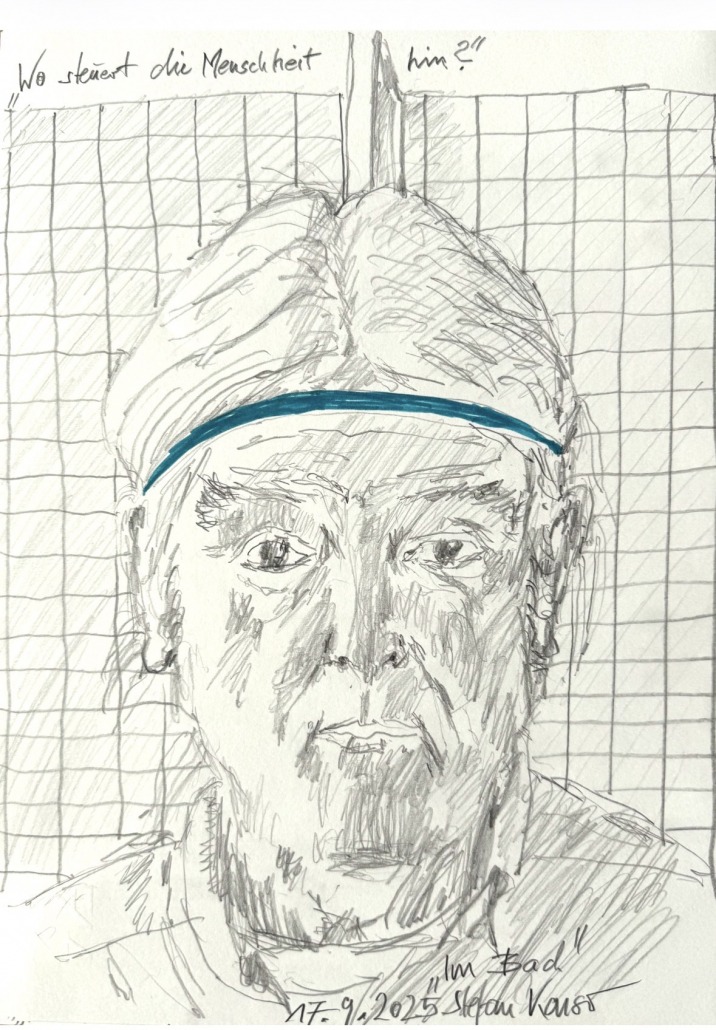 Auf Wunsch des Künstlers ein Selbstporträt