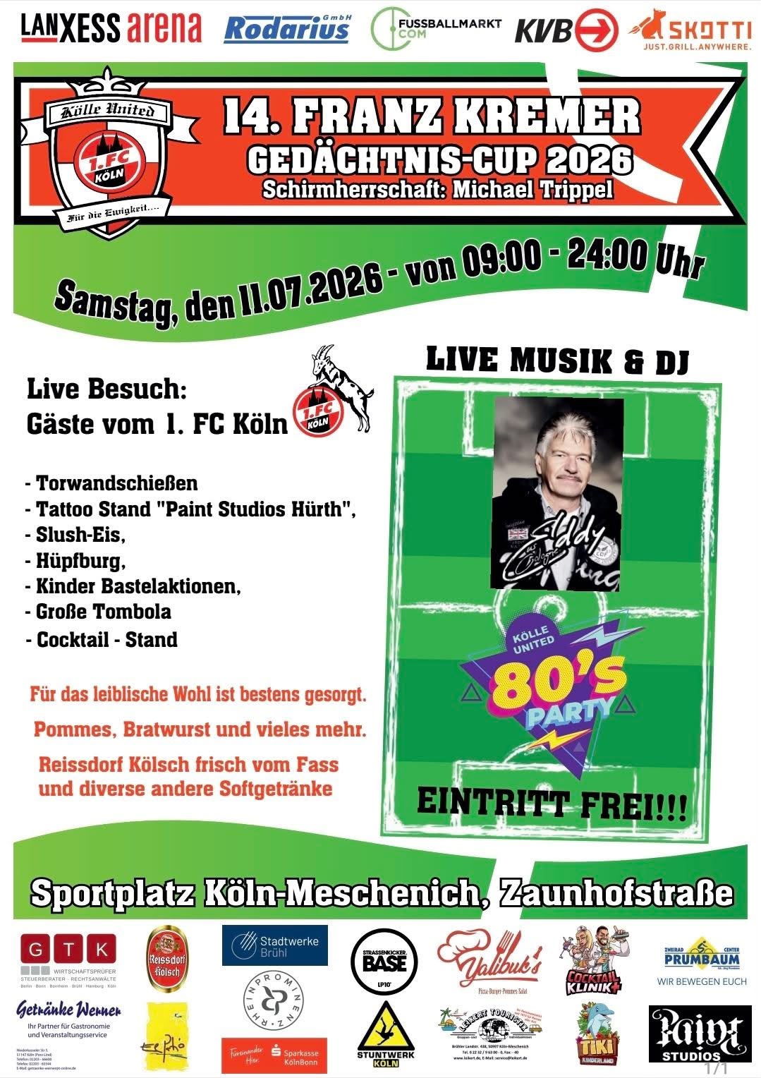 14. Franz Kremer Gedächtnis-Cup 2026