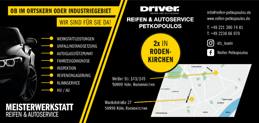 Reifen Petkopoulos Rodenkirchen – Stadtgebiet Rodenkirchen Kölner Süden