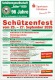 Plakat zum Schützenfest der Schützengesellschaft „Adler“ 1930 vom 25. bis 27. September 2026 im Schützenheim Zollstock, mit Vorfeier am 20. September