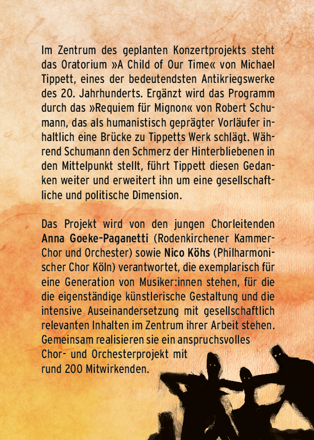 Plakat zum Konzert A Requiem of Our Time in der Kölner Philharmonie am 18. Oktober 2026