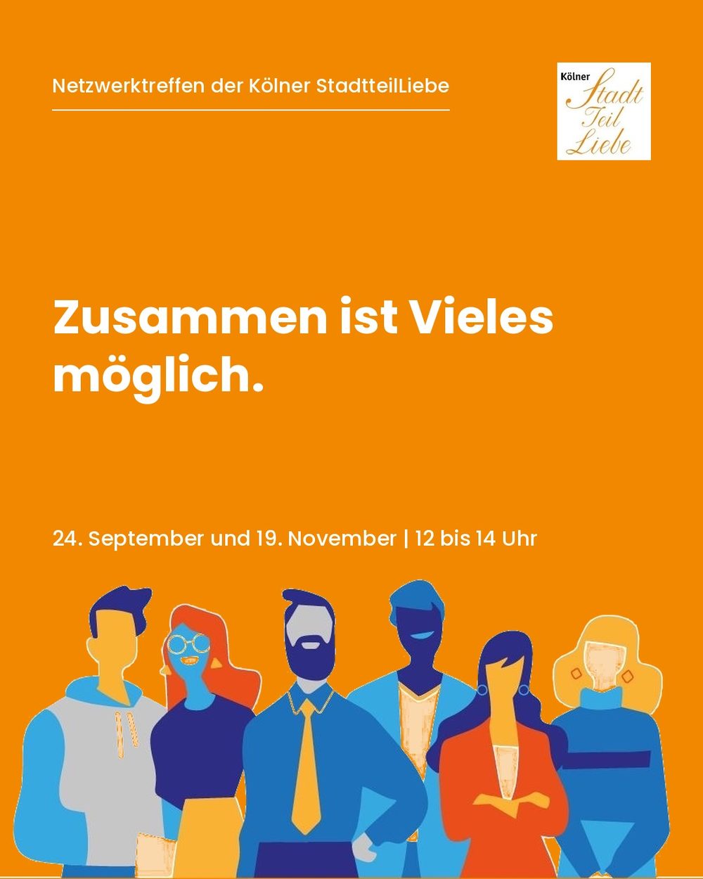 Netzwerktreffen in Rodenkirchen mit dem Leitsatz Zusammen ist Vieles möglich