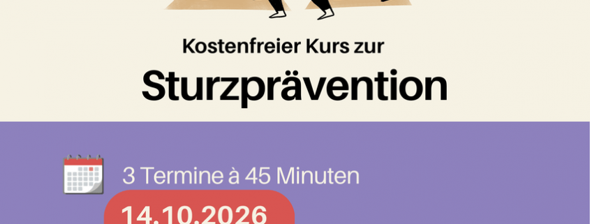 Sturzpräventionskurs für Seniorinnen und Senioren in Sürth