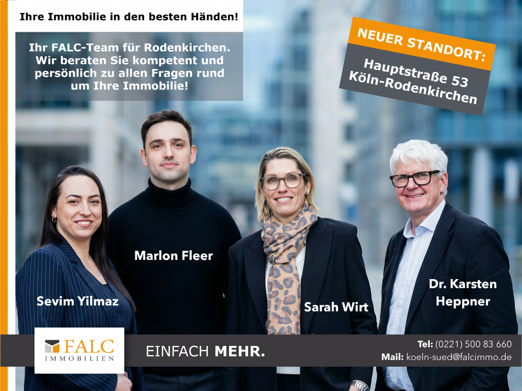 Team von FALC Immobilien am Standort Rodenkirchen